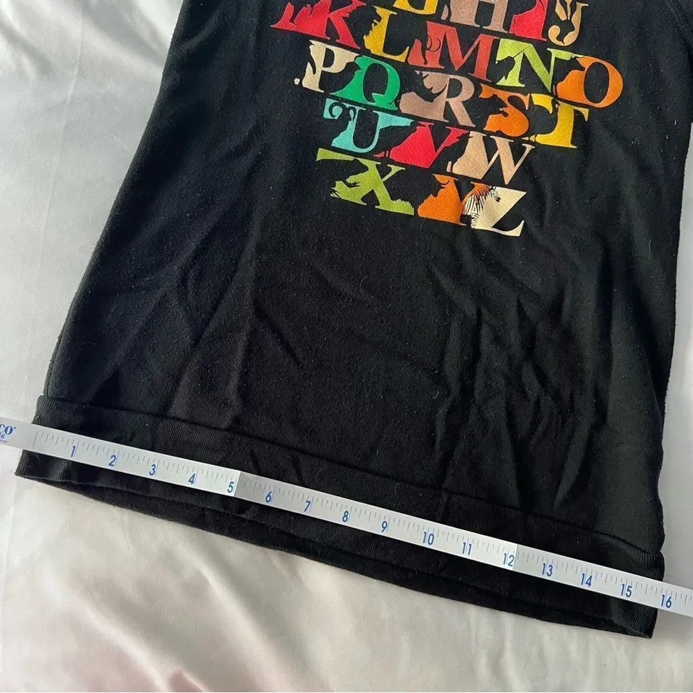 Threadless Alphabet Zoo Animals "Now I Know My XYZ" Sweatshirt - Picture 8 of 11